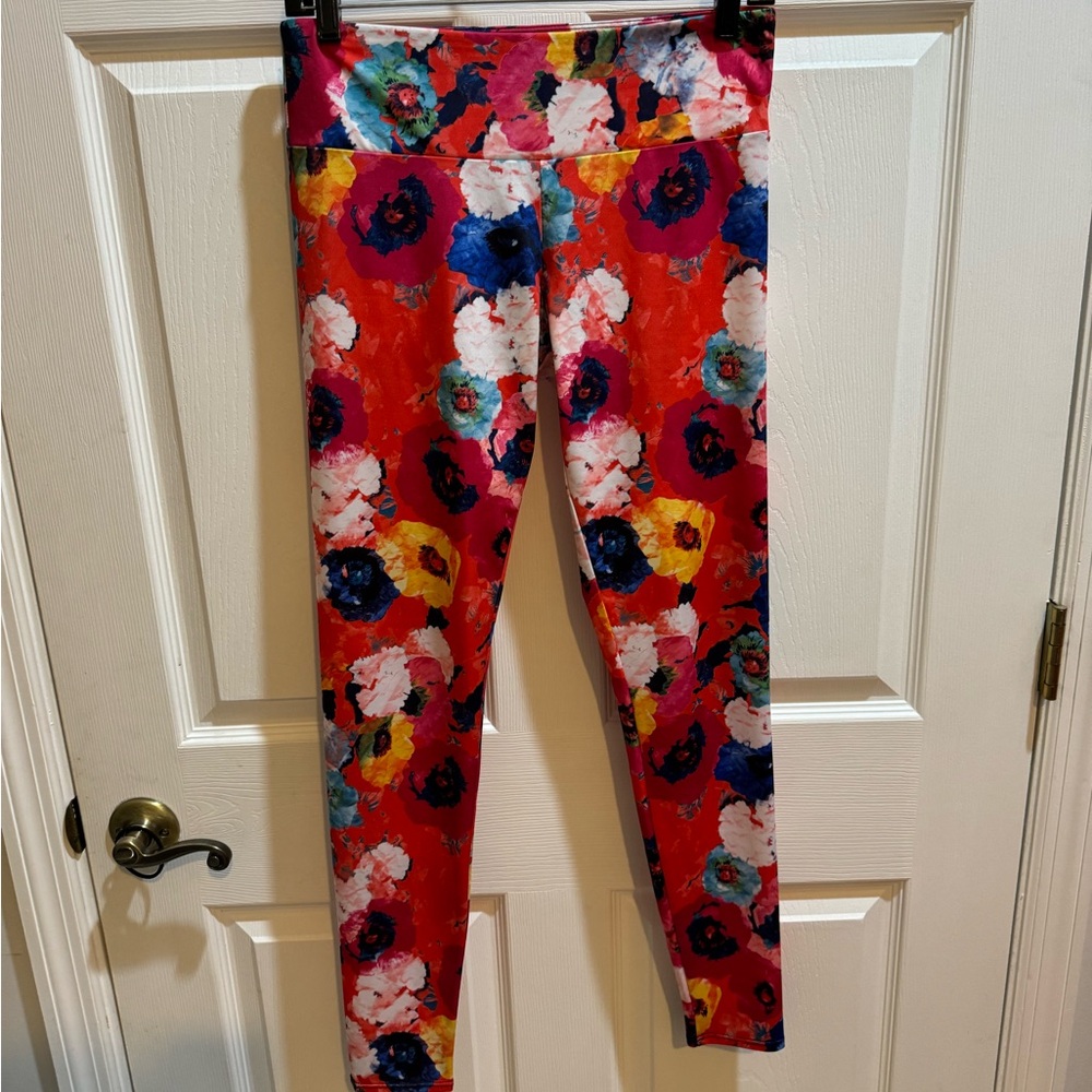 Onzie M/L Floral Workout Yoga Leggings